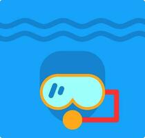 Diver Vector Icon Design