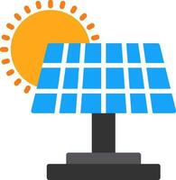 Solar Panel Vector Icon Design