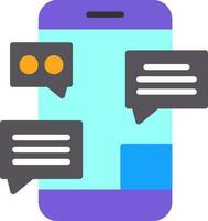 Live Chat Vector Icon Design