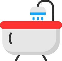 Bathtub Vector Icon Design