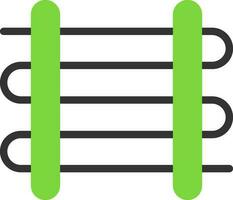 Towel Rail Vector Icon Design
