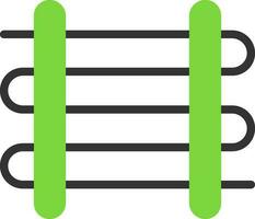 Towel Rail Vector Icon Design