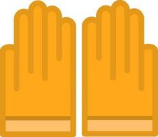 Hand Gloves Vector Icon Design