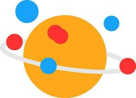 Solar System Vector Icon Design