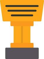 Stand Vector Icon Design