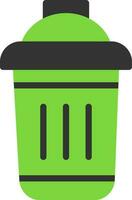 Dustbin Vector Icon Design