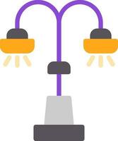 Street Lamp Vector Icon Design