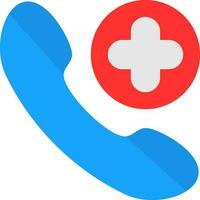 Emergency Cal Vector Icon Design