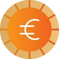 diseño de icono de vector de euro