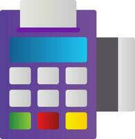 Pos Terminal Vector Icon Design