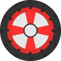 Wheel Vector Icon Design