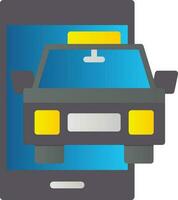 Taxi Vector Icon Design