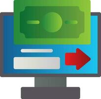 Online Payment Vector Icon Design