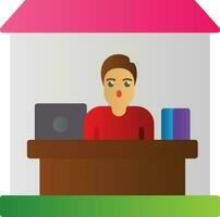 Home Office Vector Icon Design