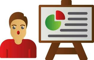 Presentation Vector Icon Design