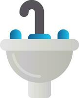 Wash Basin Vector Icon Design