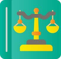 Law Book Vector Icon Design