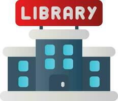 Library Vector Icon Design