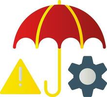 Risk Management Vector Icon Design