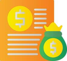Budget Vector Icon Design