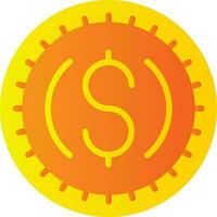 Coin Vector Icon Design