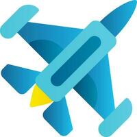 Jet Plane Vector Icon Design