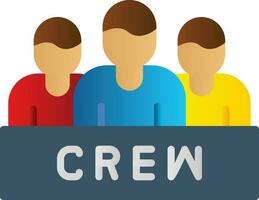 Crew Vector Icon Design