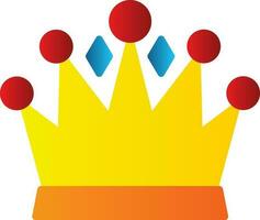 Crown Vector Icon Design
