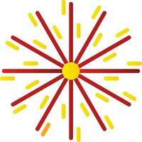 Fireworks Vector Icon Design