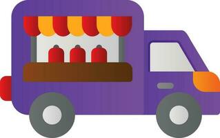 Food Truck Vector Icon Design