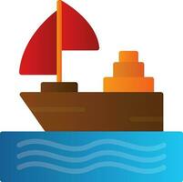 Boat Vector Icon Design