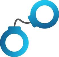 Handcuffs Vector Icon Design