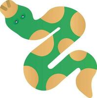 diseño de icono de vector de serpiente