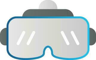 diseño de icono de vector de gafas vr