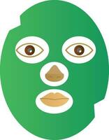 Face Mask Vector Icon Design