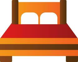 Bed Vector Icon Design