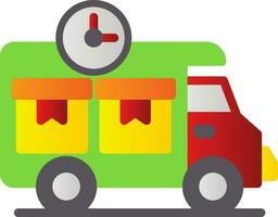 Delivery Time Vector Icon Design