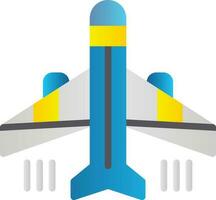 diseño de icono de vector de avión