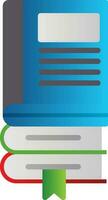 Book Stack Vector Icon Design