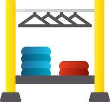 Clothing Rack Vector Icon Design