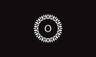 Luxury letter o logo vector