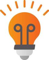 Light Bulb Vector Icon Design