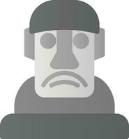 Moai Vector Icon Design