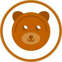 diseño de icono de vector de oso