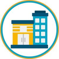 Office Building Vector Icon Design