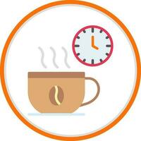 Coffee Break Vector Icon Design