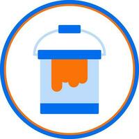 Paint Bucket Vector Icon Design
