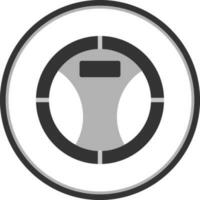 Steering Wheel Vector Icon Design