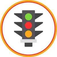 Traffic Signal Vector Icon Design