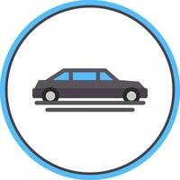 Limousine Vector Icon Design